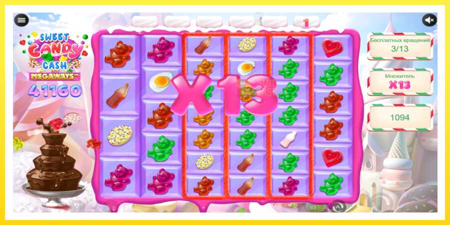 படம் 1 விளையாட்டு இயந்திரம் Sweet Candy Cash Megaway