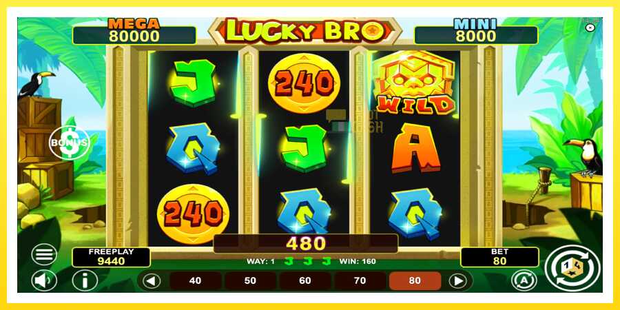 படம் 3 விளையாட்டு இயந்திரம் Lucky Bro Hold & Win