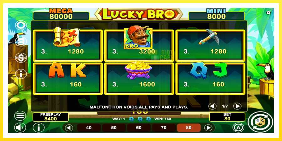 படம் 5 விளையாட்டு இயந்திரம் Lucky Bro Hold & Win