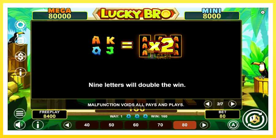 படம் 6 விளையாட்டு இயந்திரம் Lucky Bro Hold & Win