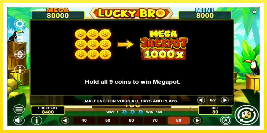 படம் 7 விளையாட்டு இயந்திரம் Lucky Bro Hold & Win