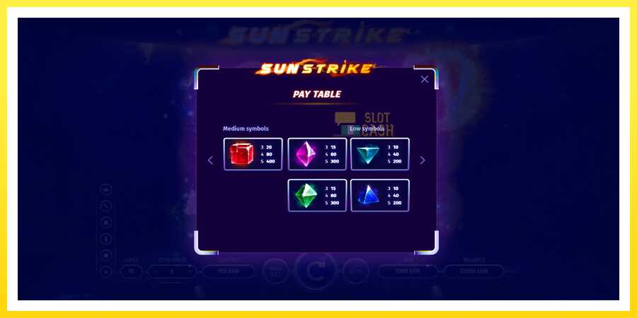 படம் 6 விளையாட்டு இயந்திரம் Sun Strike