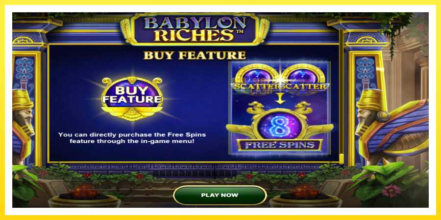 படம் 4 விளையாட்டு இயந்திரம் Babylon Riches