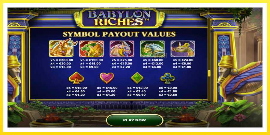 படம் 6 விளையாட்டு இயந்திரம் Babylon Riches