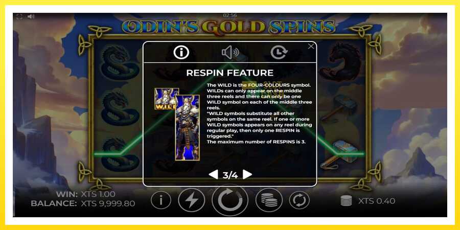 படம் 5 விளையாட்டு இயந்திரம் Odins Gold Spins