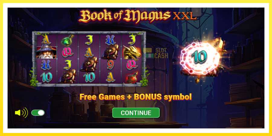 படம் 1 விளையாட்டு இயந்திரம் Book of Magus XXL