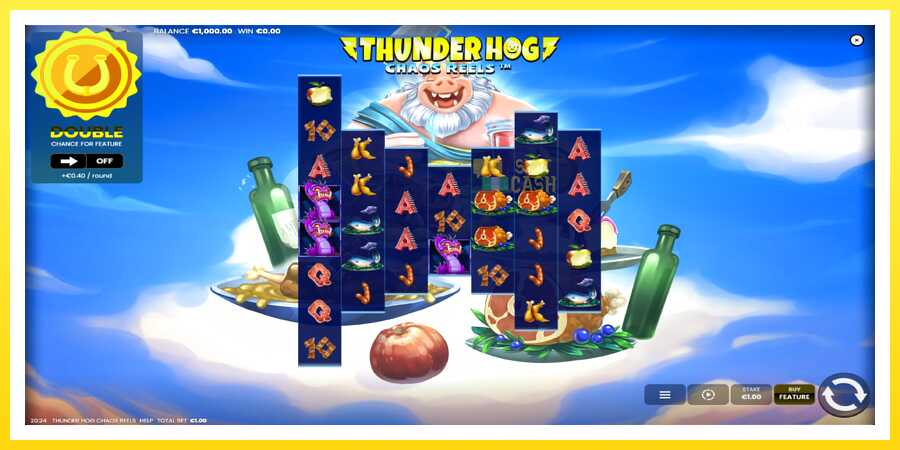 படம் 2 விளையாட்டு இயந்திரம் Thunder Hog Chaos Reels