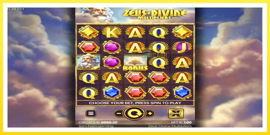 படம் 2 விளையாட்டு இயந்திரம் Zeus Divine Multipliers