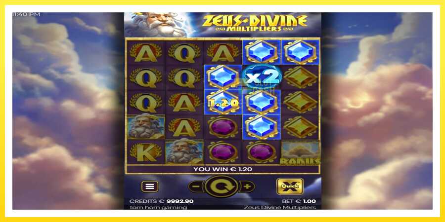 படம் 3 விளையாட்டு இயந்திரம் Zeus Divine Multipliers