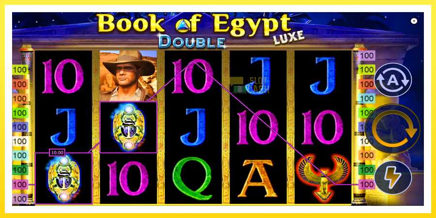 படம் 3 விளையாட்டு இயந்திரம் Book of Egypt Double Luxe