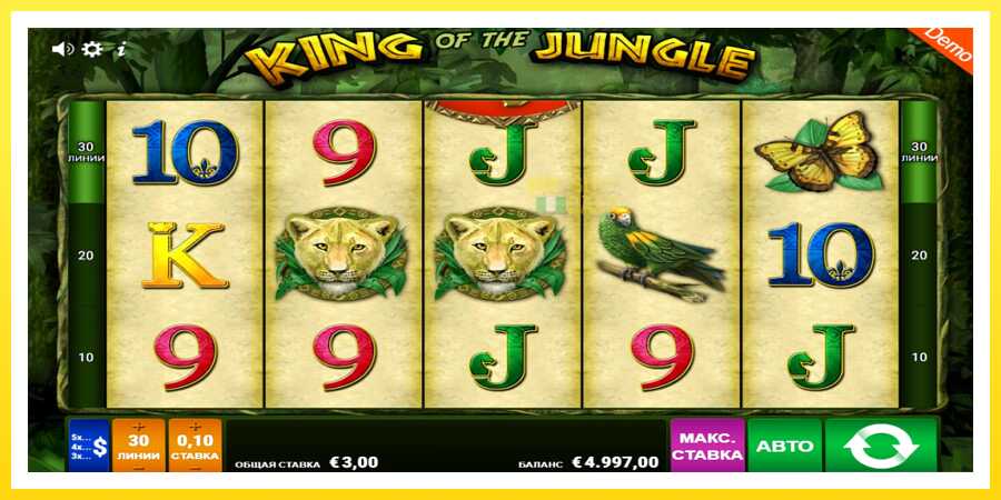 படம் 1 விளையாட்டு இயந்திரம் King of the Jungle