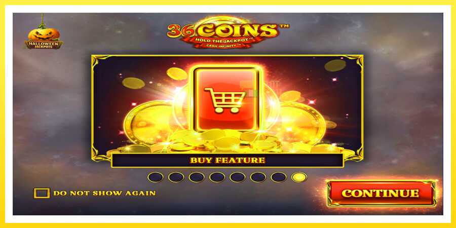 படம் 1 விளையாட்டு இயந்திரம் 36 Coins Halloween Jackpots