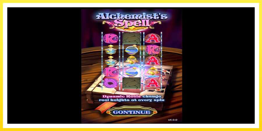 படம் 1 விளையாட்டு இயந்திரம் Alchemist´s Spell