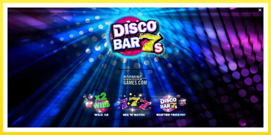 படம் 1 விளையாட்டு இயந்திரம் Disco Bar 7s