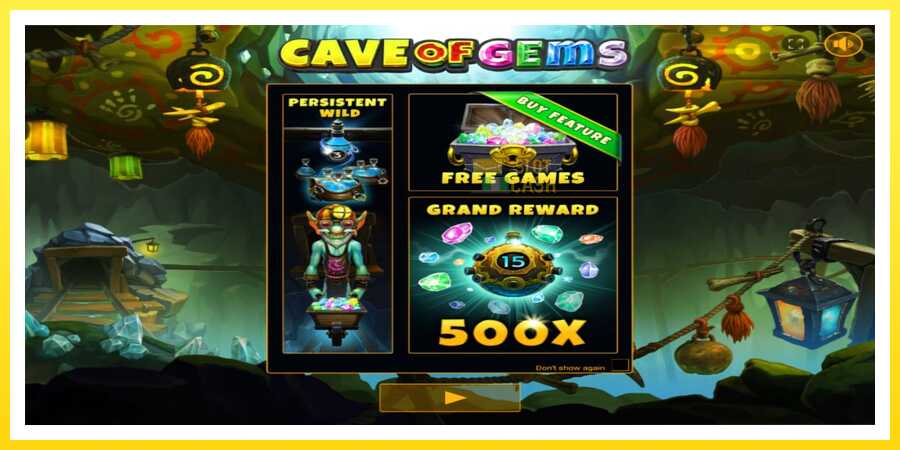 படம் 1 விளையாட்டு இயந்திரம் Cave of Gems