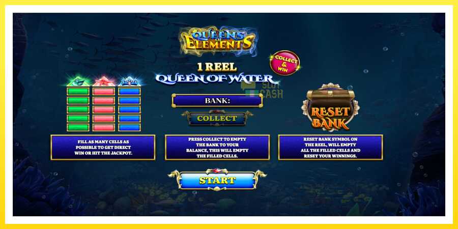 படம் 1 விளையாட்டு இயந்திரம் 1 Reel Queen of Water