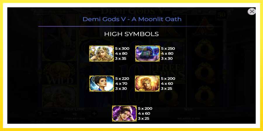 படம் 6 விளையாட்டு இயந்திரம் Demi Gods V – A Moonlit Oath