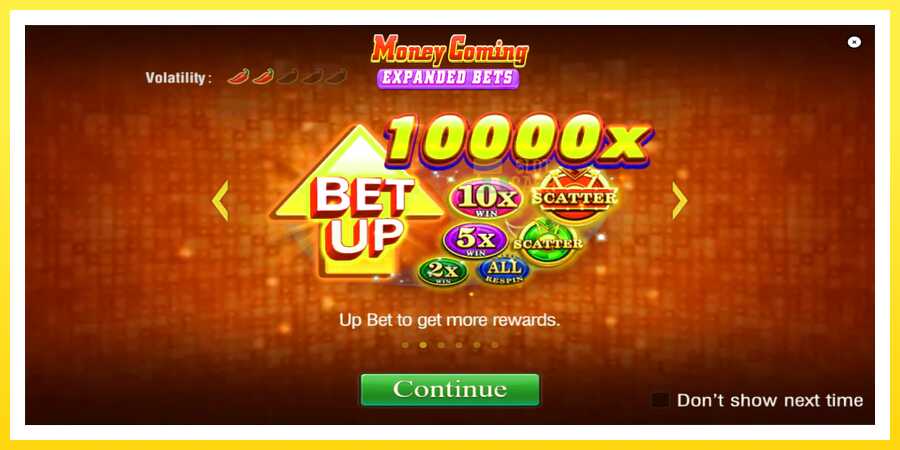 படம் 1 விளையாட்டு இயந்திரம் Money Coming 2 – Expanded Bets