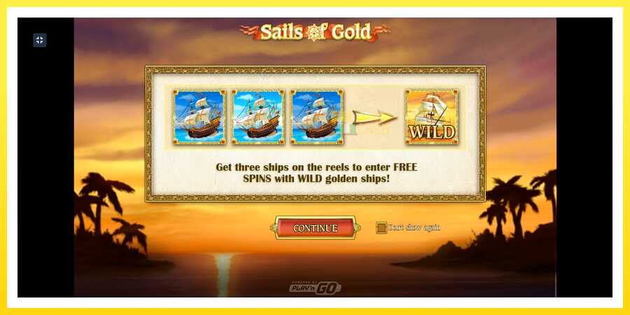 படம் 1 விளையாட்டு இயந்திரம் Sails of Gold