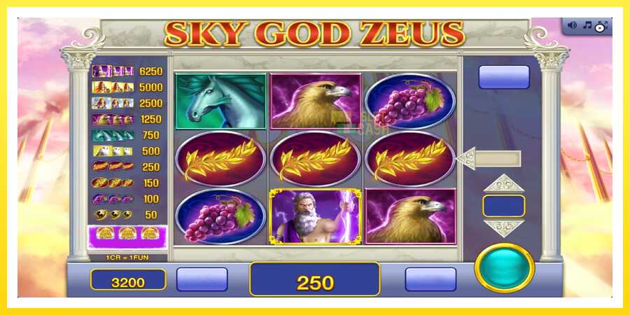 படம் 3 விளையாட்டு இயந்திரம் Sky God Zeus 3x3