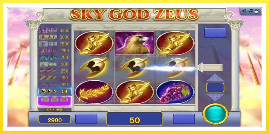 படம் 4 விளையாட்டு இயந்திரம் Sky God Zeus 3x3