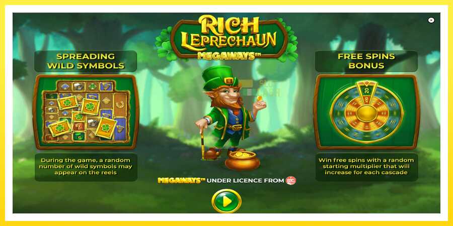 படம் 1 விளையாட்டு இயந்திரம் Rich Leprechaun Megaways