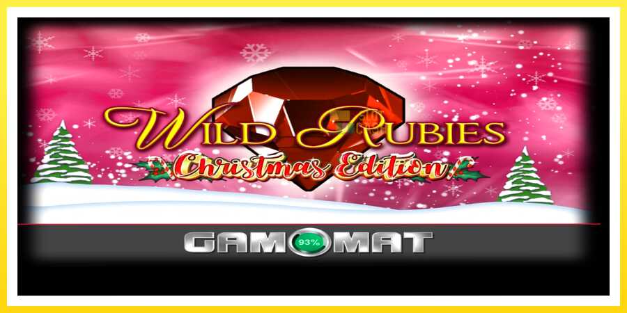 படம் 1 விளையாட்டு இயந்திரம் Wild Rubies Сhristmas Edition