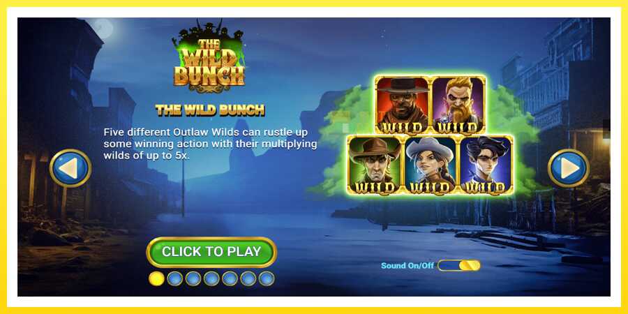 படம் 1 விளையாட்டு இயந்திரம் The Wild Bunch