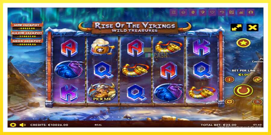 படம் 2 விளையாட்டு இயந்திரம் Rise of The Vikings - Wild Treasures