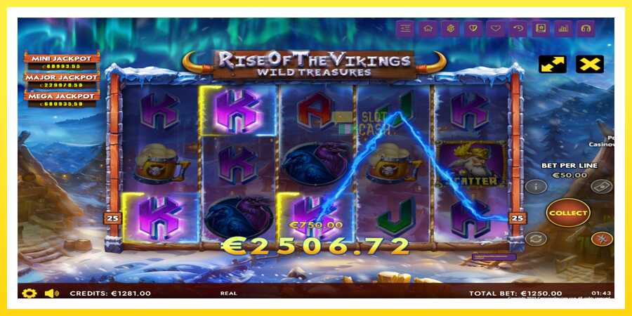 படம் 3 விளையாட்டு இயந்திரம் Rise of The Vikings - Wild Treasures