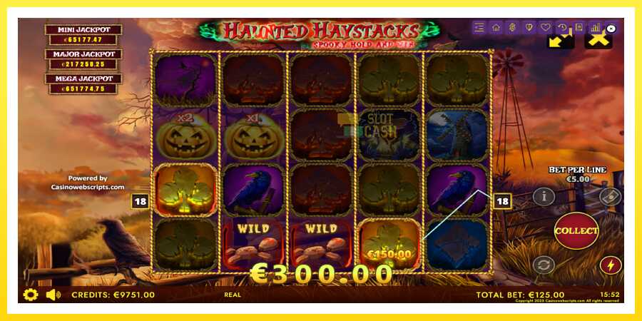 படம் 3 விளையாட்டு இயந்திரம் Haunted Haystacks - Spooky Hold and Win