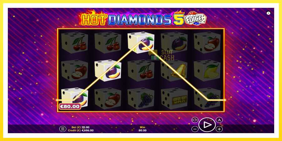 படம் 3 விளையாட்டு இயந்திரம் Hot Diamonds 5 Dice