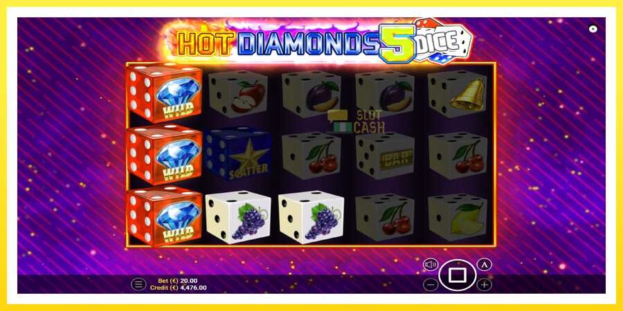 படம் 4 விளையாட்டு இயந்திரம் Hot Diamonds 5 Dice