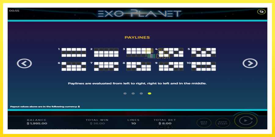 படம் 6 விளையாட்டு இயந்திரம் Exo Planet