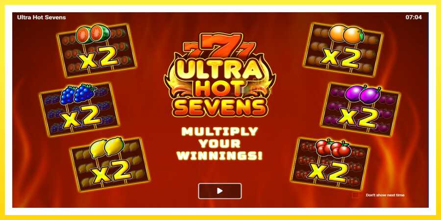 படம் 1 விளையாட்டு இயந்திரம் Ultra Hot Sevens