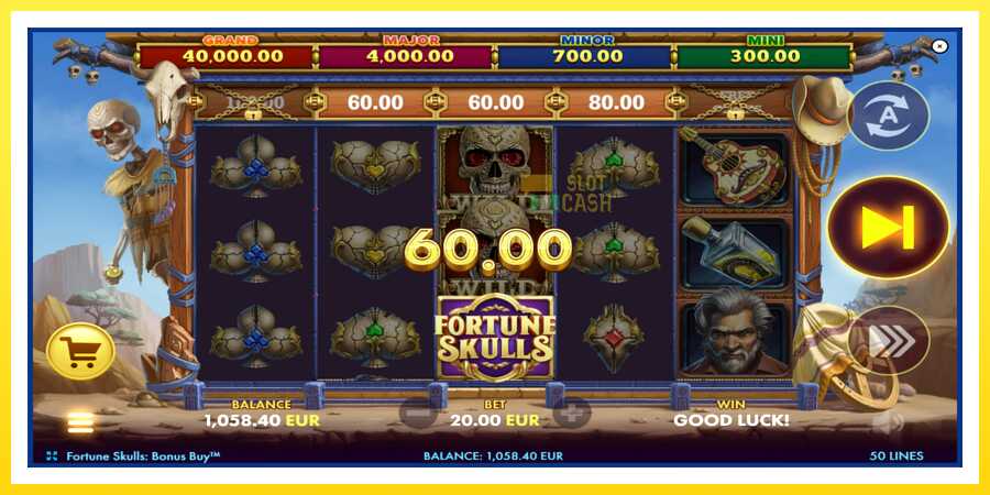 படம் 3 விளையாட்டு இயந்திரம் Fortune Skulls Bonus Buy