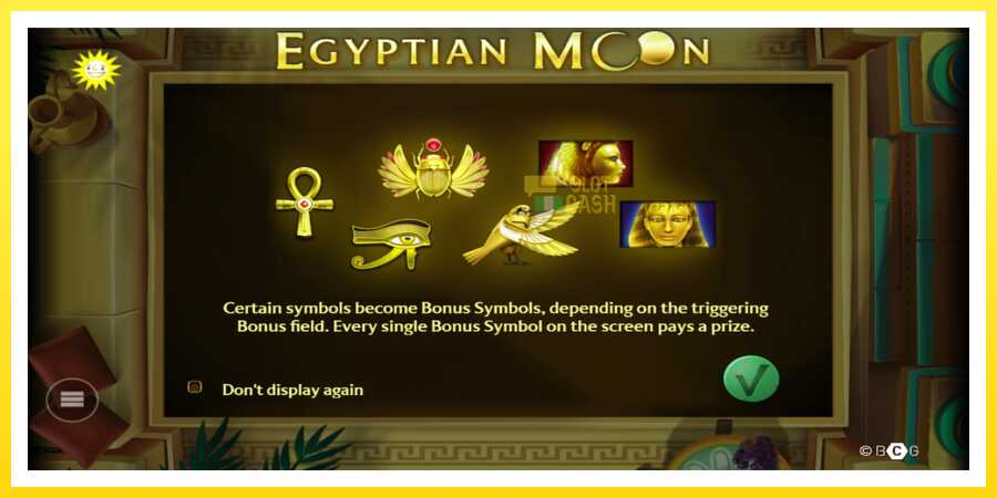 படம் 1 விளையாட்டு இயந்திரம் Egyptian Moon