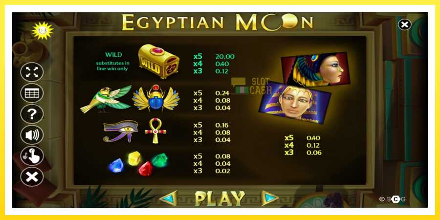 படம் 4 விளையாட்டு இயந்திரம் Egyptian Moon