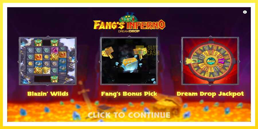 படம் 1 விளையாட்டு இயந்திரம் Fangs Inferno Dream Drop