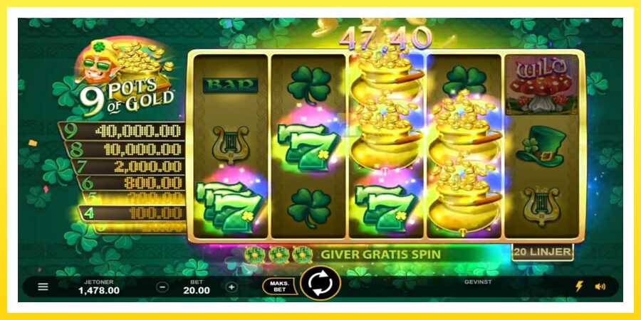 படம் 3 விளையாட்டு இயந்திரம் 9 Pots of Gold Land & Win