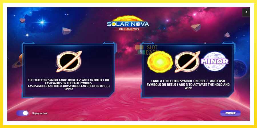 படம் 1 விளையாட்டு இயந்திரம் Solar Nova Hold and Win