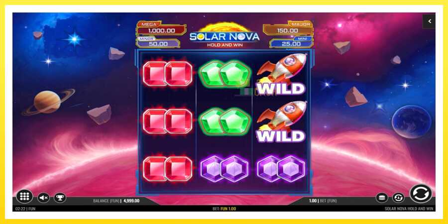 படம் 2 விளையாட்டு இயந்திரம் Solar Nova Hold and Win