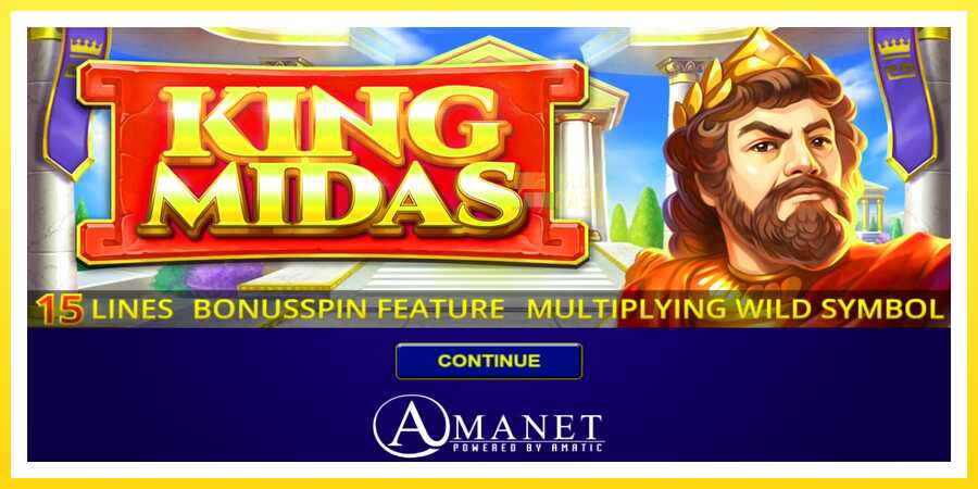 படம் 1 விளையாட்டு இயந்திரம் King Midas