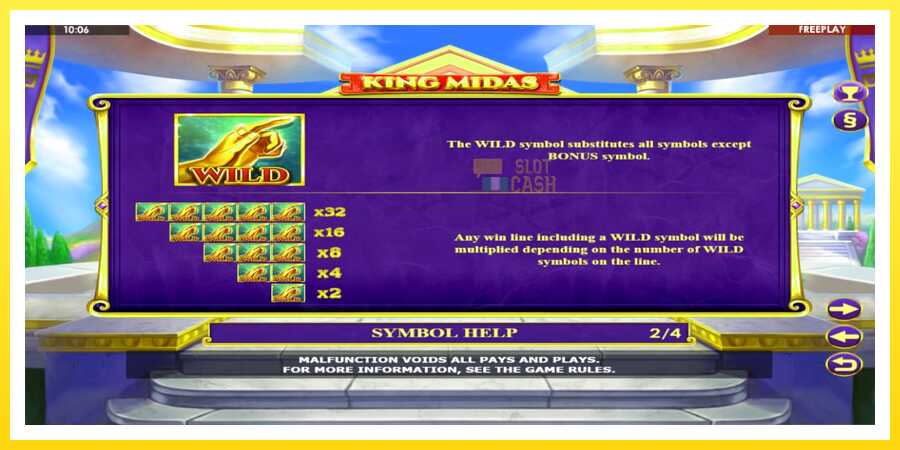 படம் 5 விளையாட்டு இயந்திரம் King Midas