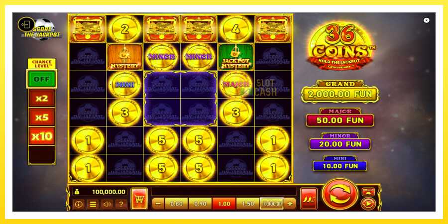 படம் 2 விளையாட்டு இயந்திரம் 36 Coins Score The Jackpot