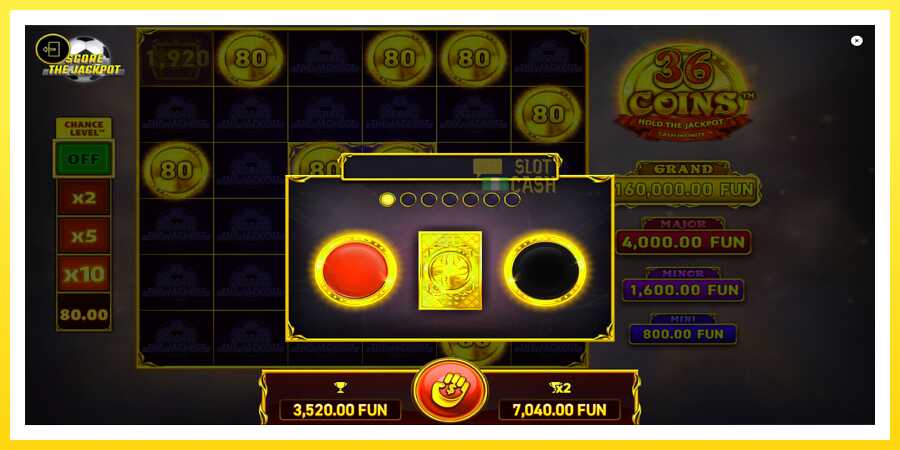 படம் 6 விளையாட்டு இயந்திரம் 36 Coins Score The Jackpot