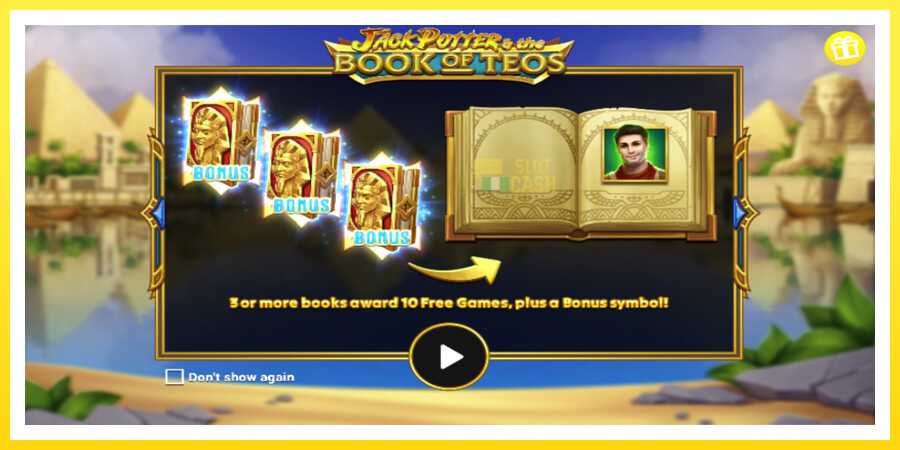 படம் 1 விளையாட்டு இயந்திரம் Jack Potter & The Book of Teos