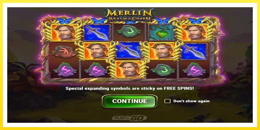 படம் 1 விளையாட்டு இயந்திரம் Merlin Realm of Charm