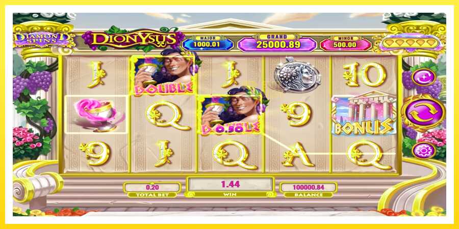 படம் 2 விளையாட்டு இயந்திரம் Diamond Spins Dionysus