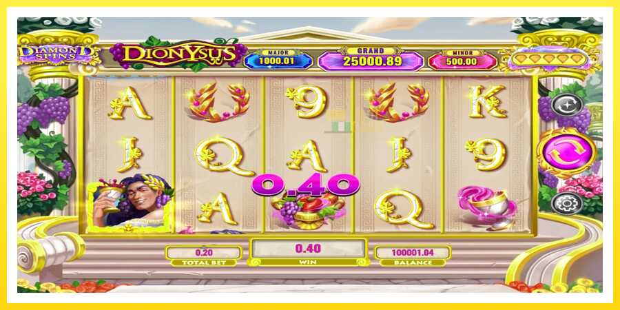 படம் 3 விளையாட்டு இயந்திரம் Diamond Spins Dionysus